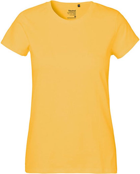 Ladies´ Classic T-Shirt met ronde hals Yellow - L