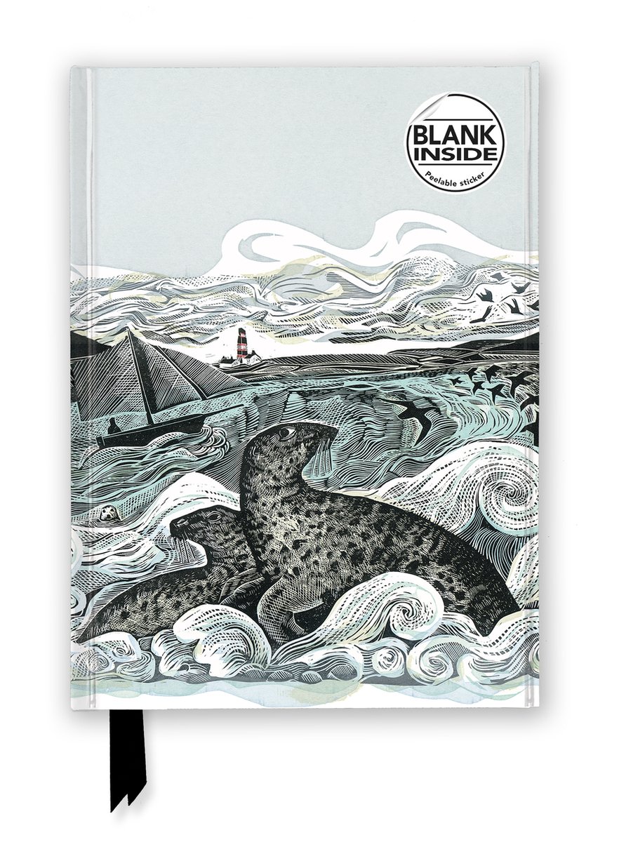 Flame Tree Blank Notebooks- Angela Harding: Seal Song (Foiled Blank Journal)
