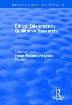 Routledge Revivals- Ethical Dilemmas in Qualitative Research