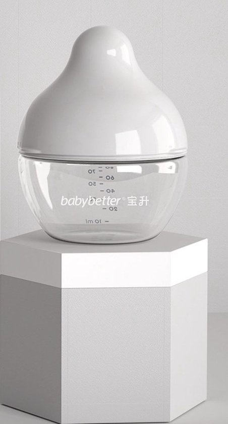  - Baby fles, Baby fles, Fles, baby, Grijse Babyflesje, gray baby bottle, Baby voeding, Baby glas fles, baby, baby flessen, Anti-colic glas flesje, baby bottle 150ml, zuigfles Anti-koliek,pasgeborn babyfles.