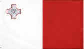 VlagDirect - drapeau maltais - drapeau malta - 90 x 150 cm.