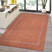 Flycarpets Capri Buitentapijt - Buitenkleed - Vloerkleed Voor Binnen & Buiten - Weer en UV bestendig - Perfect voor Balkon, Terras en Serre - Terra - 240x340 cm