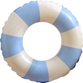 Zwemband voor kinderen - Opblaasband - Blauw/Wit - Pastel - Opblaasbaar - Ø 90 cm