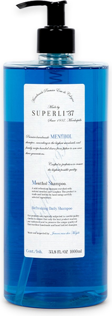 Superli '37 Cleansing Shampoo Menthol 1000ml