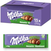 Milka tablette lait noix entière 270 gr