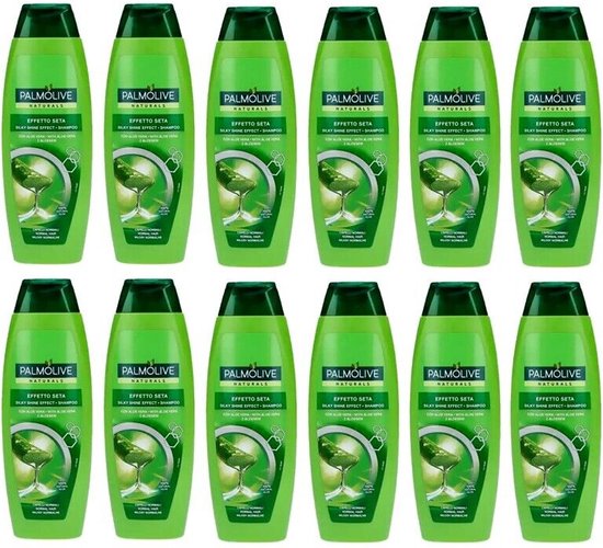 PALMOLIVE Naturals Shampoo- Silky Shine Effect - 12x 350 ml - Voordeelverpakking