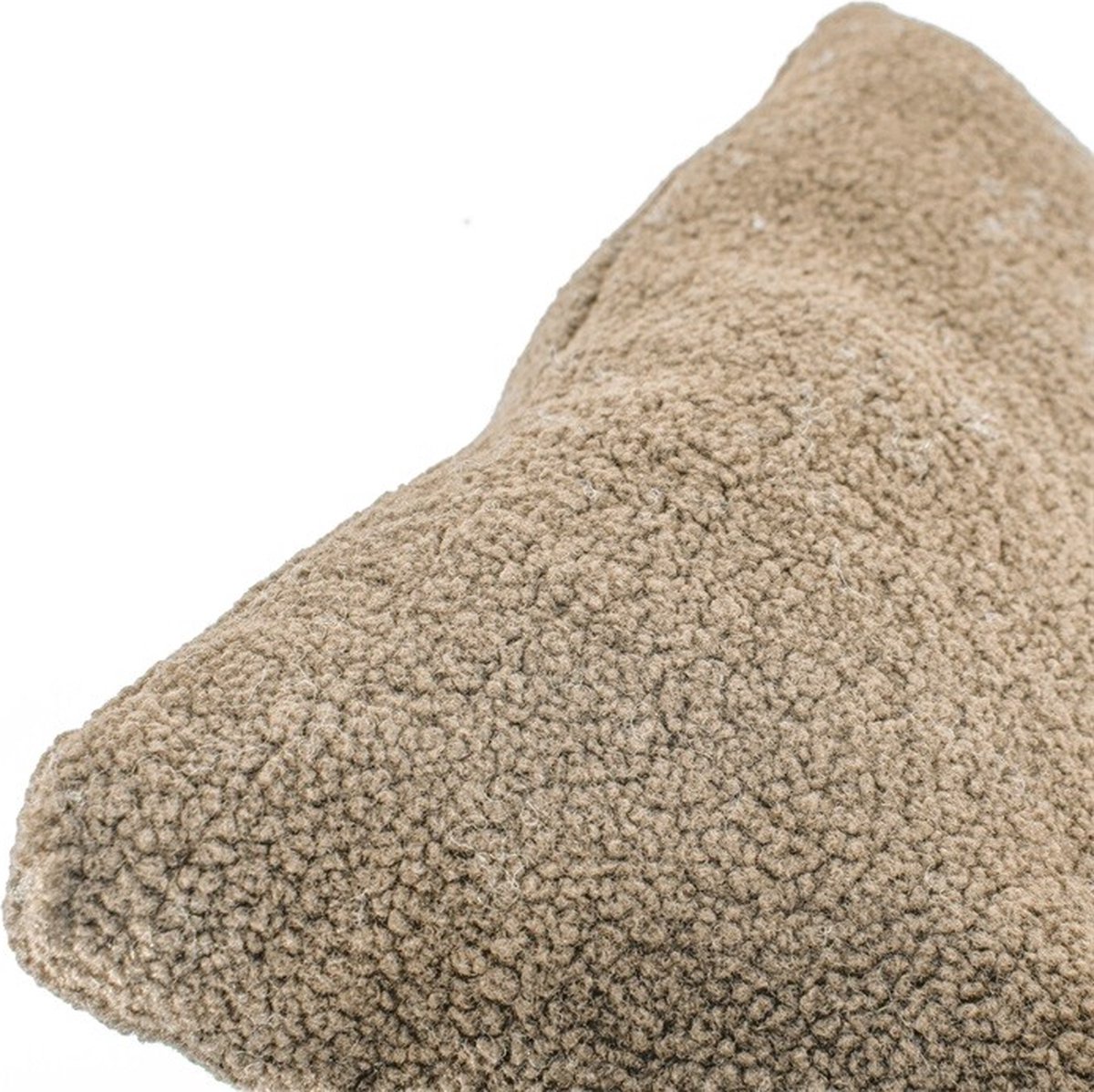 Teddy Kussen - 50 x 50 cm - Zandkleur