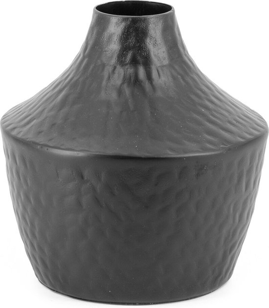 Vase métal buse noir