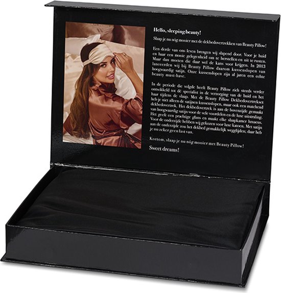 Set housse de couette Beauty Pillow ® - Noir 200x200/220