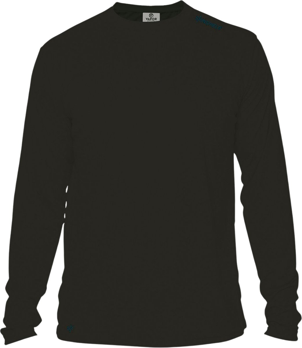 Skinshield FACTOR 50+ UV-zonbeschermend sport shirt heren lange mouwen Zwart