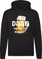 Ik ben Daan, waar blijft mijn bier Hoodie - cafe - kroeg - feest - festival - zuipen - drank - alcohol - naam - trui - sweater - capuchon