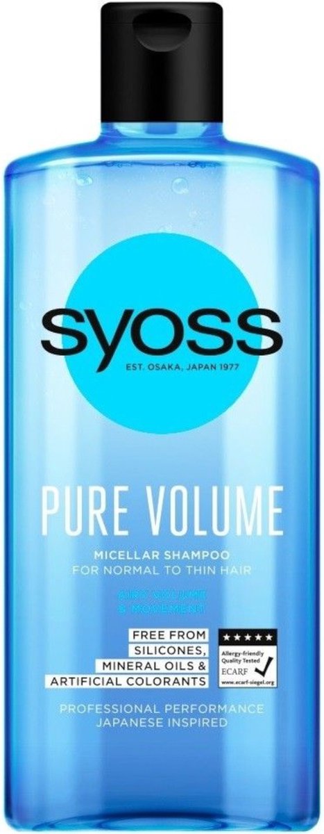 Syoss Shampoo - Pure Volume 440 ml