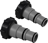 2 x Intex zwembad Slang Adapter / koppelstuk / verloopstuk - A 38mm naar 32-38 mm - Alléén voor Intex zandfilterpompen