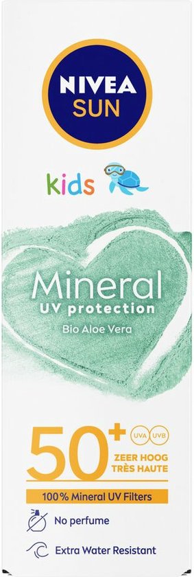 3x Nivea Sun Kids Mineral UV Protection Lotion SPF50+ Kids Mineral UV Protection Lotion SPF 50+ 50 ml
