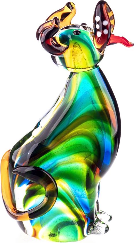 AL - Hond - Glas - 23 cm H