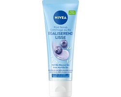 NIVEA Egaliserende Bio Rijst Face Scrub Gezicht - Gezichtsscrub - Gezichtsreiniger - Normale huid - Gezichtsreiniging - Verzachtende werking - Bio blauwe bes - 75 ml