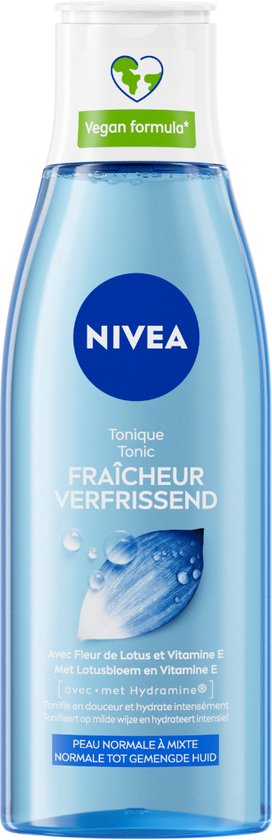 NIVEA Essentials Verfrissende Tonic - Reinigingstonic - Normale tot gemengde huid - Lotusextract - Vitamine E - 200 ml