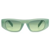 Nivó Zonnebril | Kimi Green – Groene Zonnebril – Dames & Heren - Gepolariseerd - Festival Zonnebril - UV400 Filter - Gratis Luxe Brillenhoes