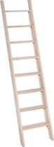 Zoldertrap - 8 treden - Stahoogte 163 cm - Houten ladder - Molenaarstrap - Beuken trap