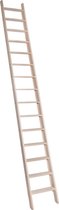 Zoldertrap - 14 treden - Stahoogte 283 cm - Houten ladder - Molenaarstrap - Beuken trap