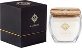 Bougie parfumée exclusive SAUDADE - Vanille et ambre 200g