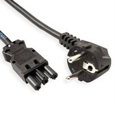 GST18/3 - Câble d'alimentation CEE 7/7 (coudé) - 3x 1,5mm / noir - 7 mètres