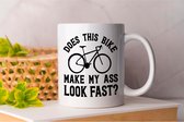 Tasse Est-ce que ce vélo Look mon cul Fast - Moto - Ride - Vélo - J'aime la Motorcycle - Motorcycle- J'aime le vélo - sport - Vélo - Life et Motorcycle - Addict au vélo - Équitation.