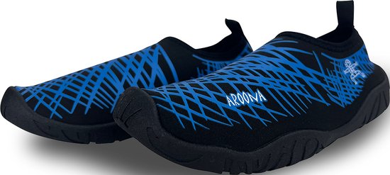 Waterschoenen zwart blauw