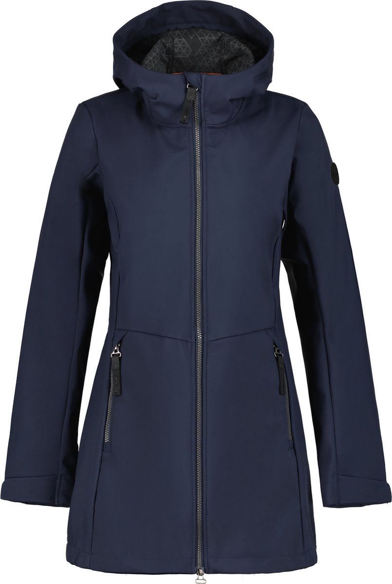 ICEPEAK ALAMOSA Softshelljas Dames-Dark Blauw