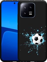Cazy Hoesje Zwart geschikt voor Xiaomi 13 Soccer Ball