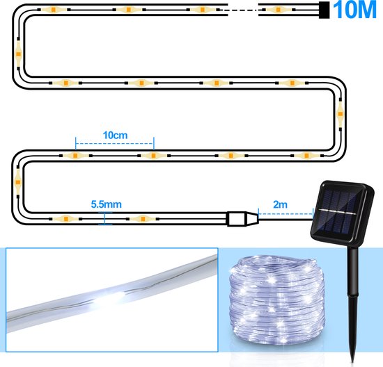 Faithfull FPPSLFESTLED 110v LED Festoon licht keten Faithfull FPPSLFESTLED 110v LED Festoon licht keten