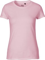 Fairtrade Ladies Fit T-Shirt met ronde hals Light Pink - XXL