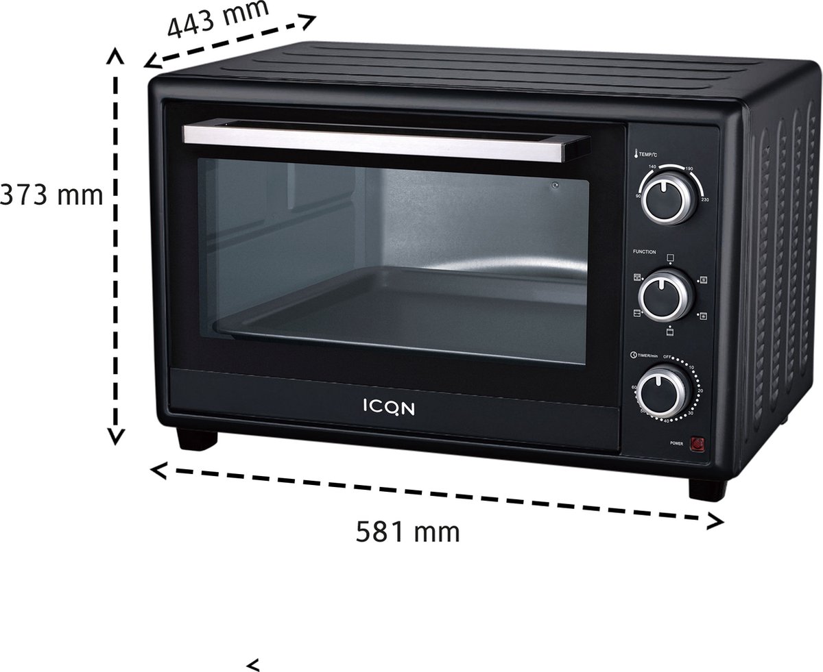 Vrijstaande heteluchtoven met draaispit OV607B - oven - keuken