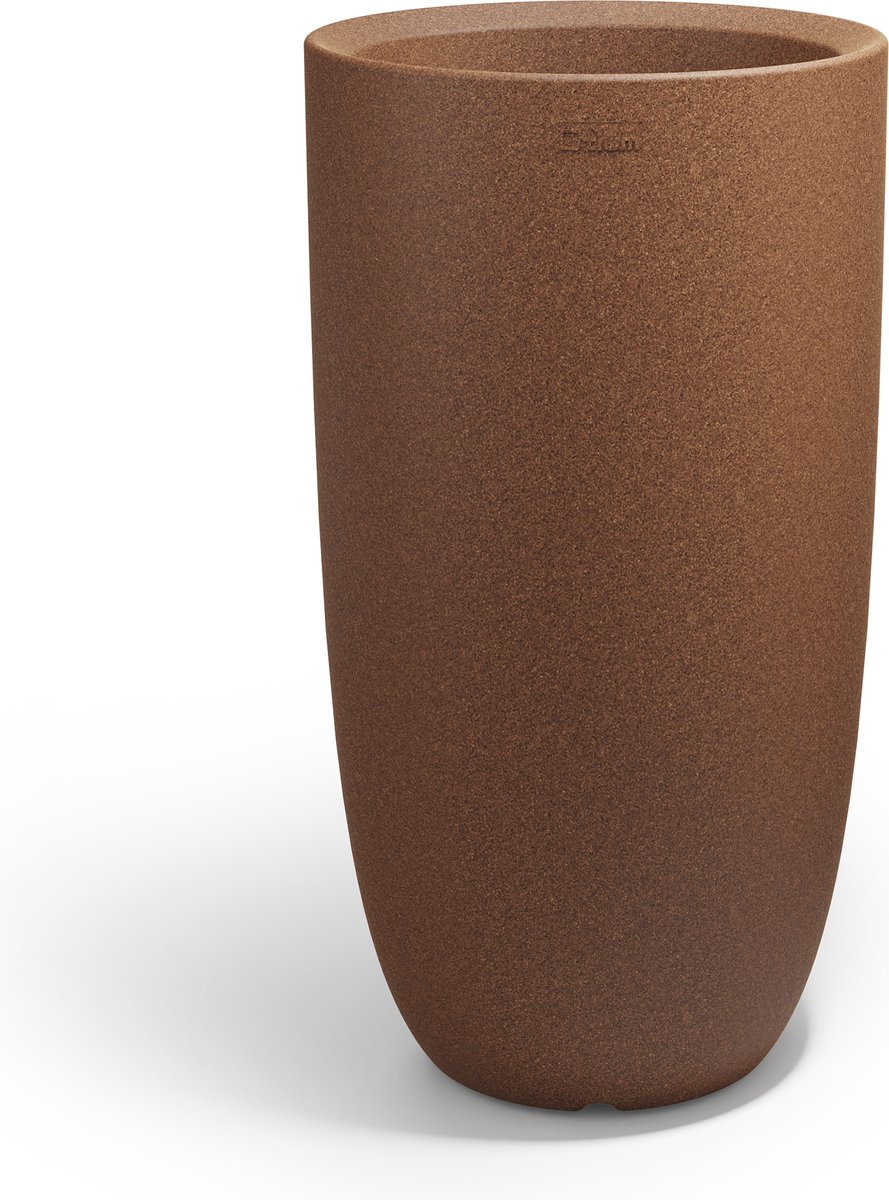 Otium bloempot dubbelwandig Amphora 75 cm terra cotta cork