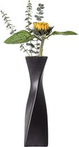 Zwarte vaas keramiek geometrische kunsthandwerk ornamenten eenvoudige creatieve decoratieve vaas bloemenvaas moderne tafelvaas bloemen planten vaas keramische vaas decoratie
