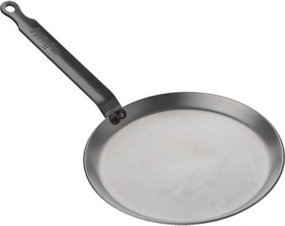 de Buyer Acier Carbone Steel Plus-pancake pan, 24cm 5120.24