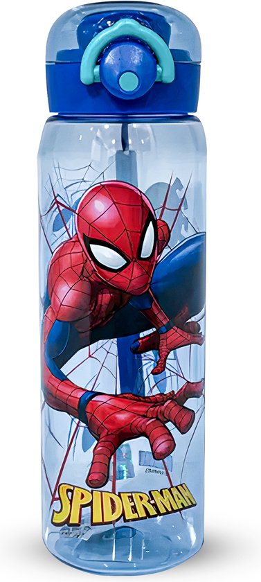 Gourde garçon Spiderman 500ML - Bleu - Marvel