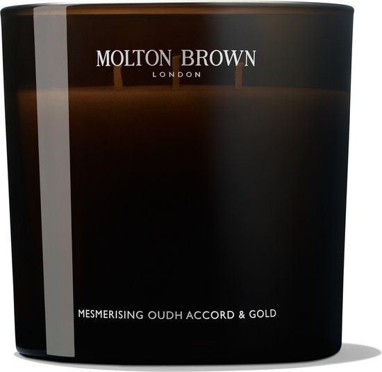 MOLTON BROWN - Mesmerising Oudh Accord & Gold 3 Wick Candle - 600 gr - Geurkaarsen