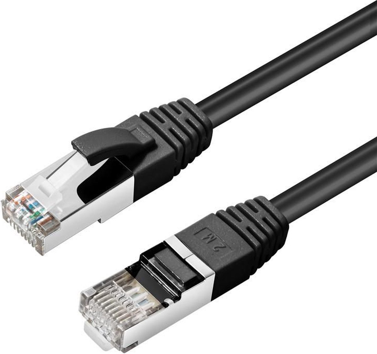 Microconnect MC-SFTP6A10S netwerkkabel Zwart 10 m Cat6a S/FTP (S-STP)