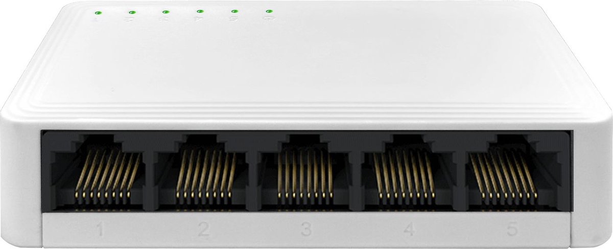Gearlab GLB236050 netwerk-switch Unmanaged Gigabit Ethernet (10/100/1000) Wit