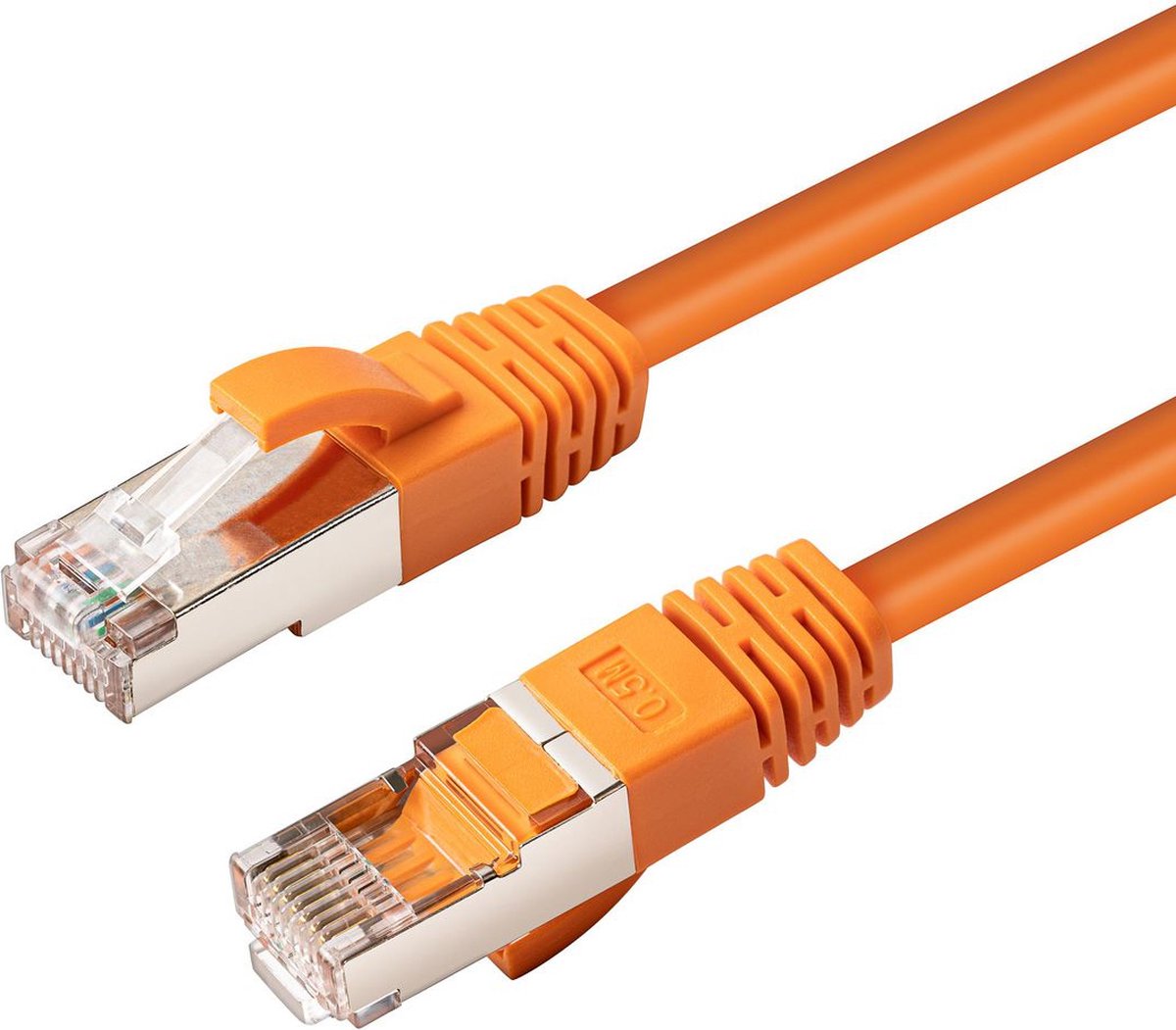 Microconnect MC-SFTP6A005O netwerkkabel Oranje 0,5 m Cat6a S/FTP (S-STP)
