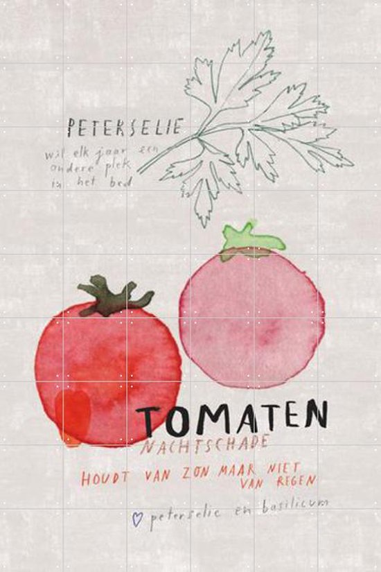 IXXI Tomaten NL - Wanddecoratie - 180 x 120 cm