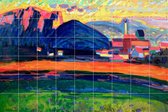 IXXI Landscape with Hills - Wanddecoratie - 120 x 180 cm