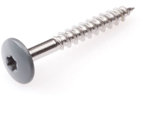 Vis panneau de façade inox 4,8x38mm T20 gris basalte RAL7012