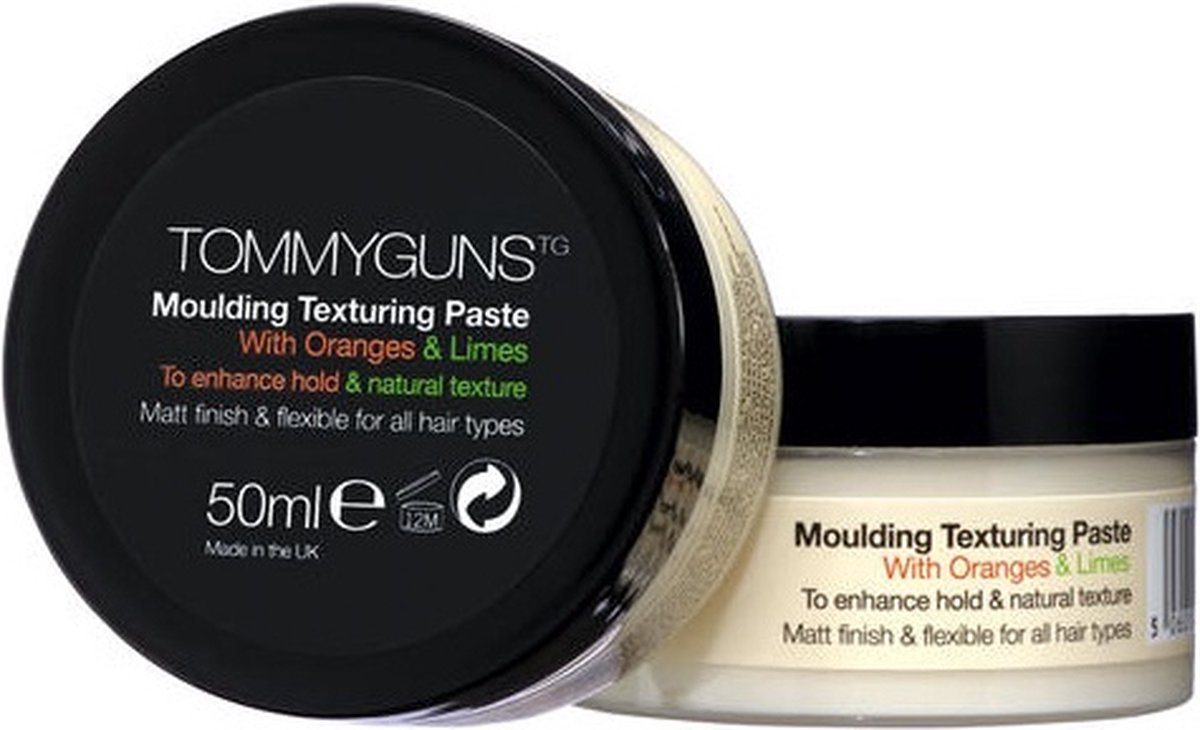 Tommy Guns Moulding & Texturing Paste With Orange & Limes 50ml voor alle haartype