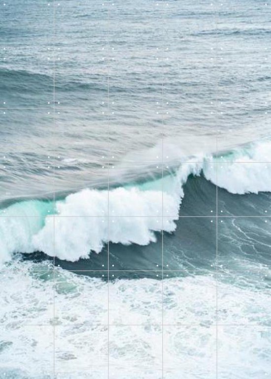 IXXI Wave after Wave - Wanddecoratie - Fotografie - 100 x 140 cm