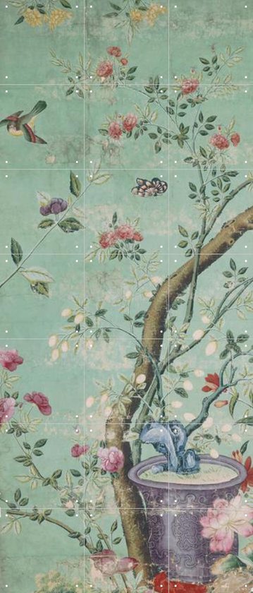 IXXI Panel of a Chinese Wallpaper - Wanddecoratie - Abstract