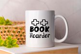 Mok Book Hoarder - Teacher - job - i love my job - Docent - Books - boeken - lezen - Gift - Cadeau - Man - meisje - vrouwen