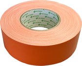 Nichiban® Duct Tape 50mm breed x 50mtr lang - Oranje - 1 rol - Met de Hand Scheurbaar - Podiumtape - Gaffa Tape - Japanse Topkwaliteit - (021.0182)