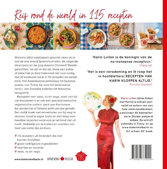 Koken met Karin Wereldgerechten zónder pakjes & zakjes, Karin Luiten